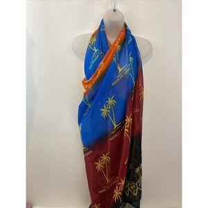 Rapz Beach Wokld cover-up scarf fringe sheer Republica Dominican